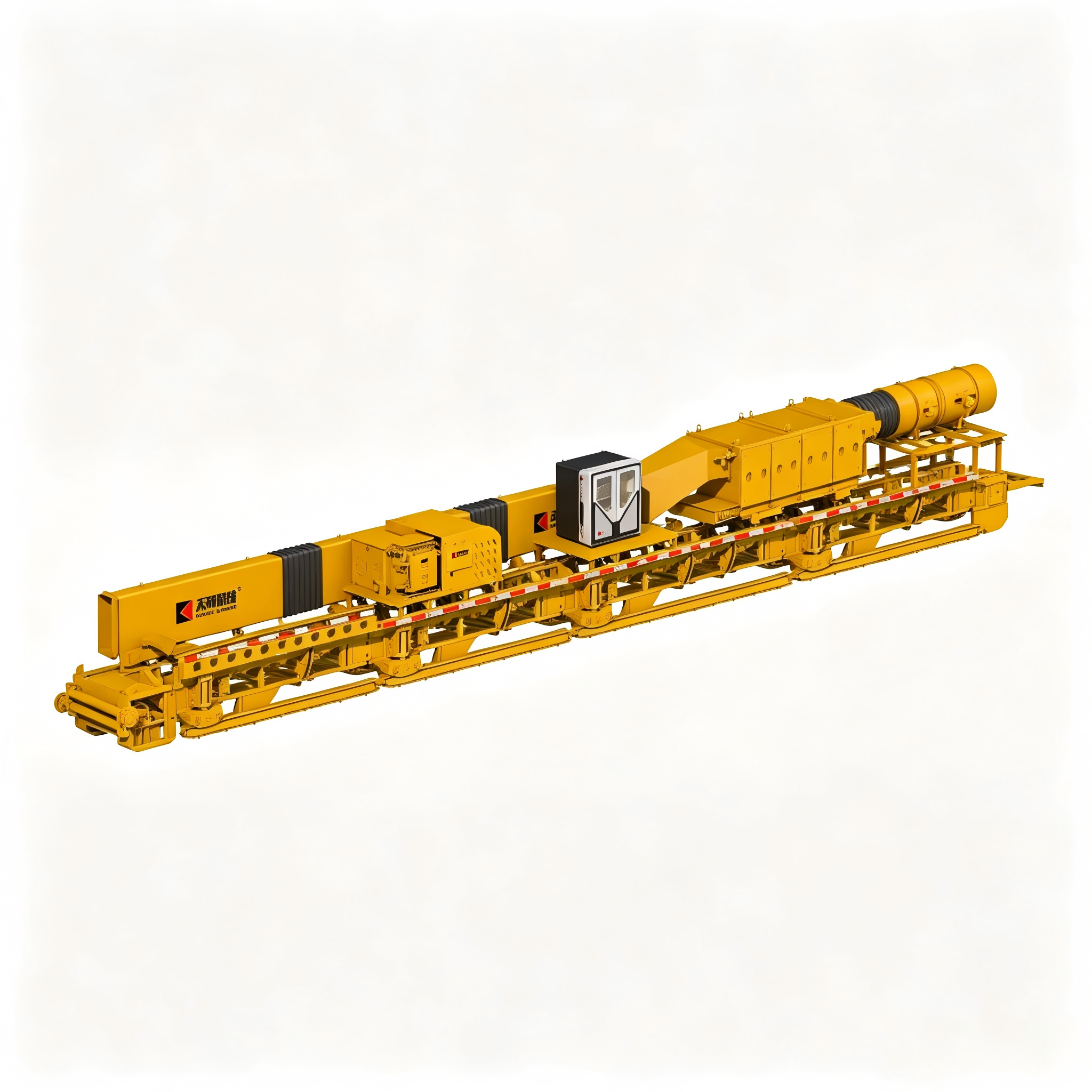 Belt conveyors use self-moving tail feeders