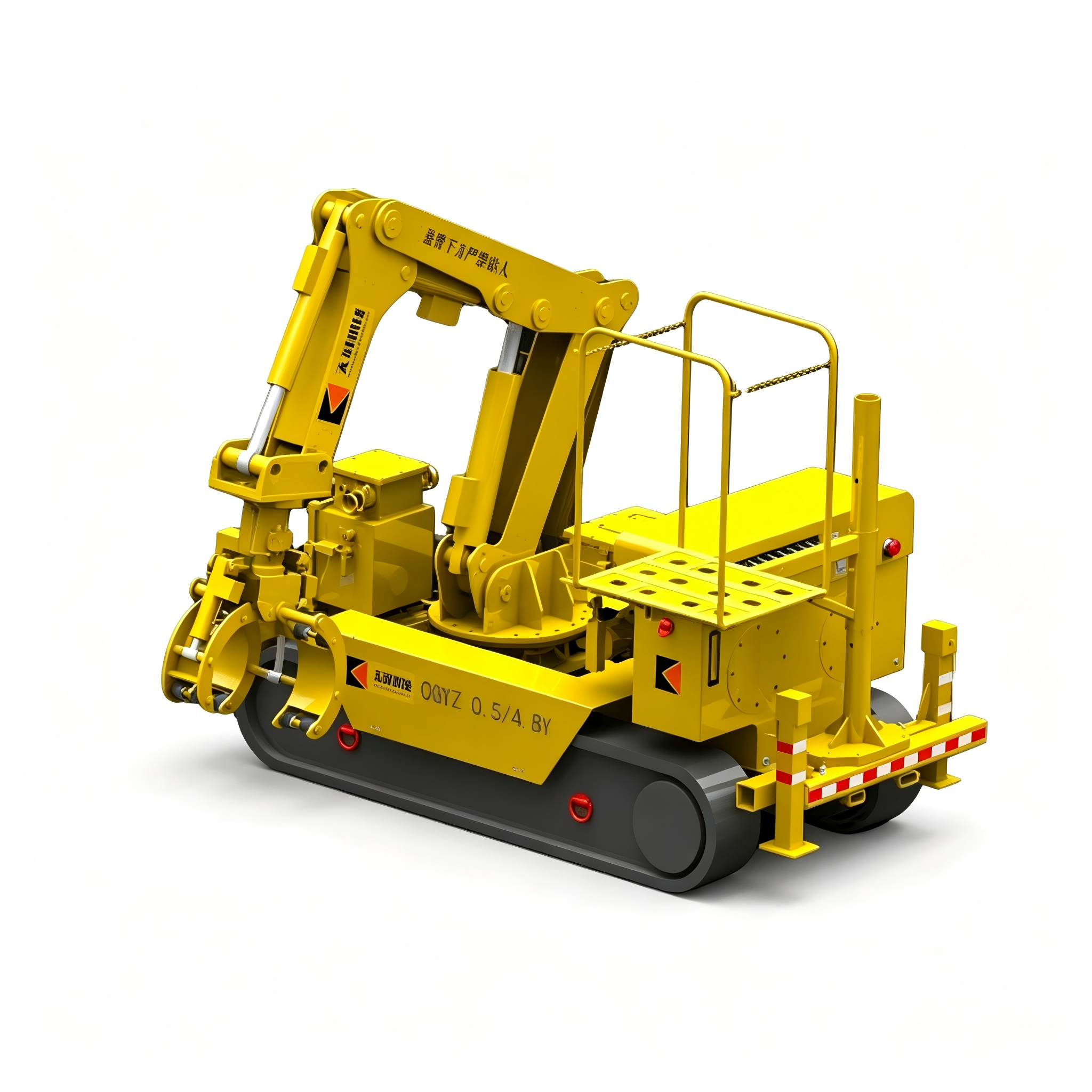 Auxiliary installation vehicle for mining pipelines