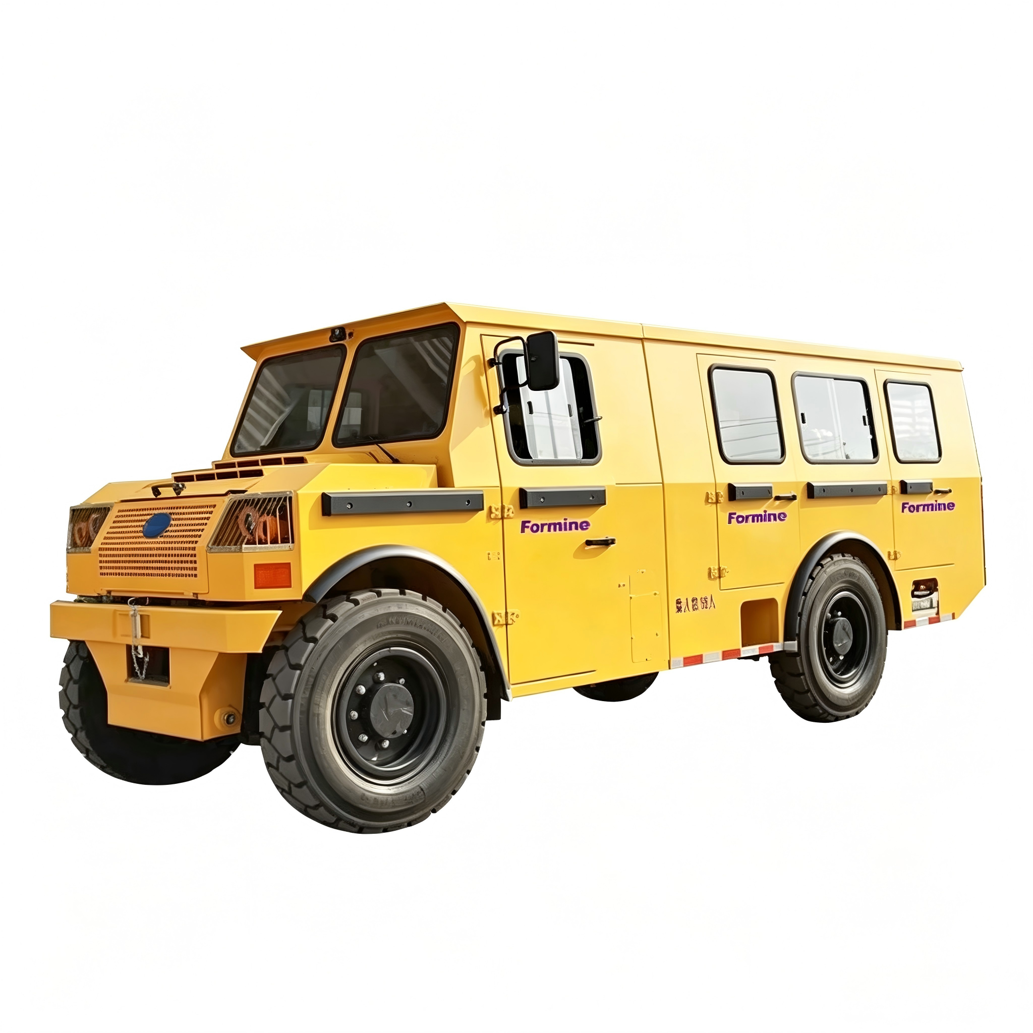 Underground man truck