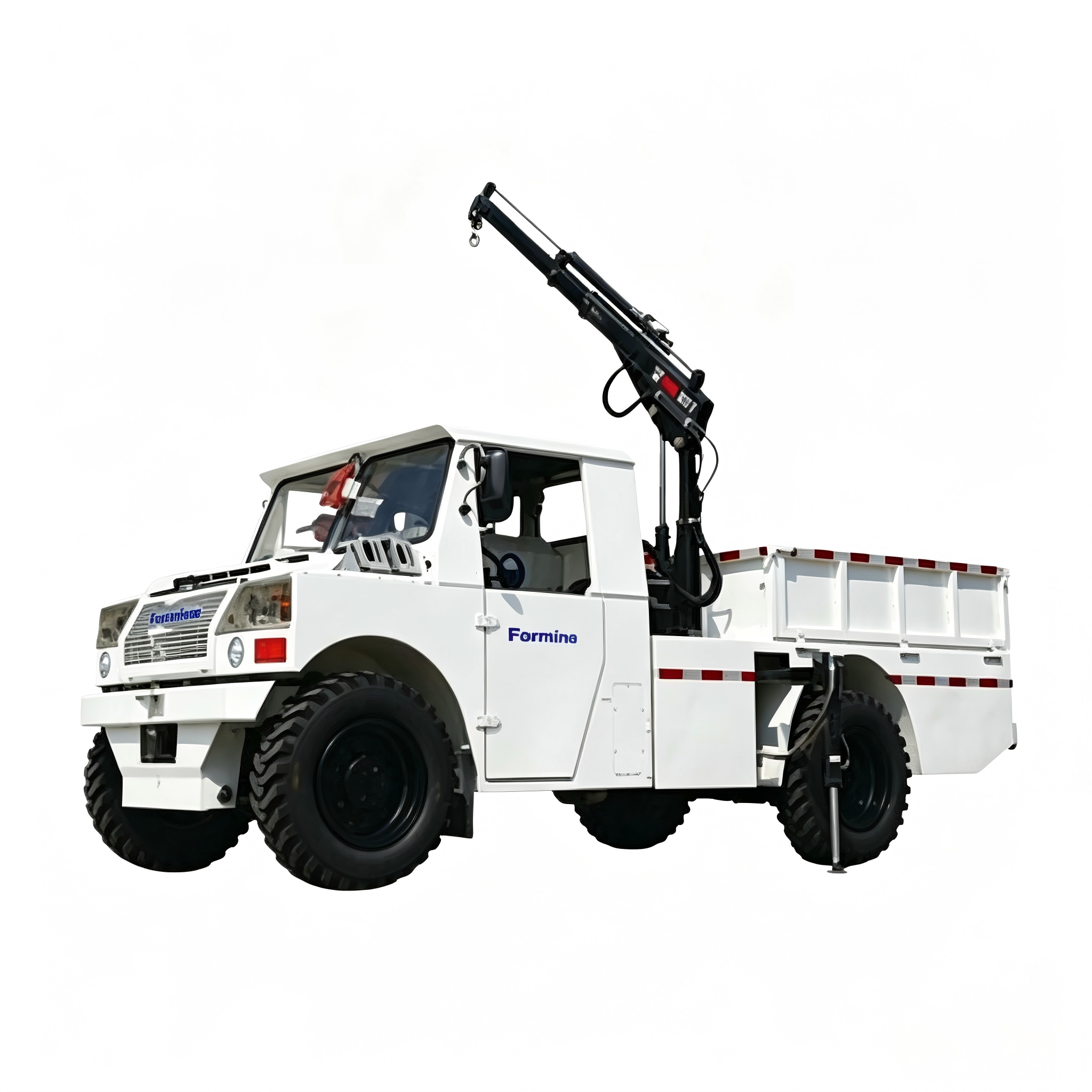 Underground material transport truck