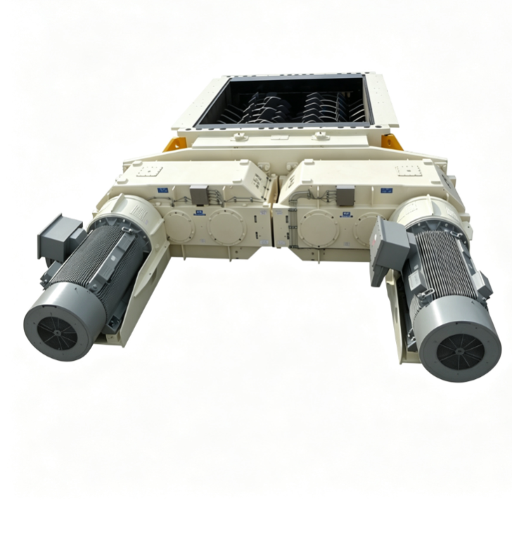 Double-tooth roller crusher