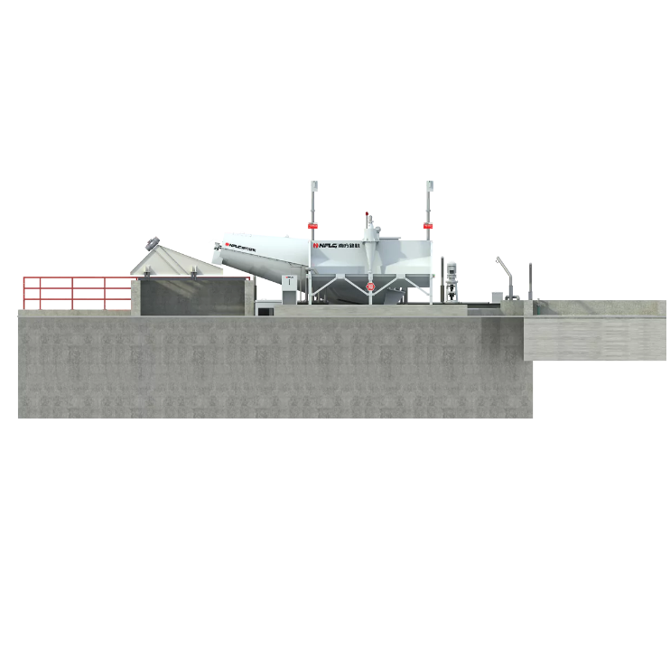 YCRP wet concrete recycling equipment