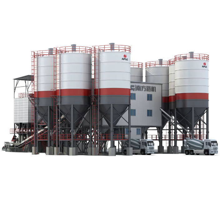 HZS special concrete mixing plant for nuclear power