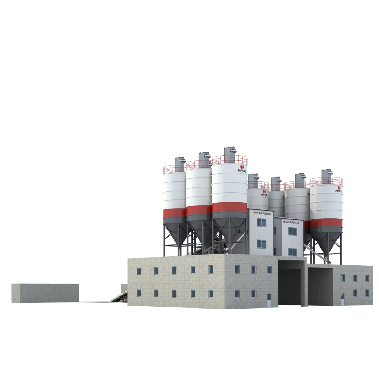 HZN special concrete mixing plant for prefabricated parts (planetary mixer)