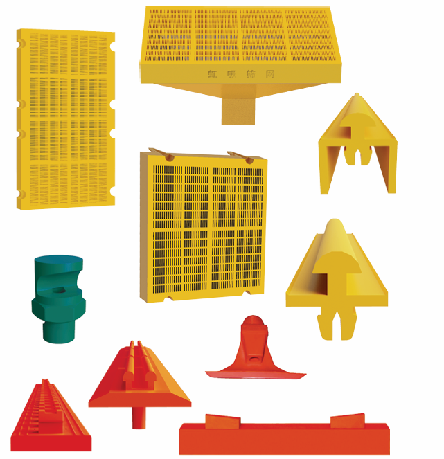 Polyurethane screen plate with discontinuous screen gaps