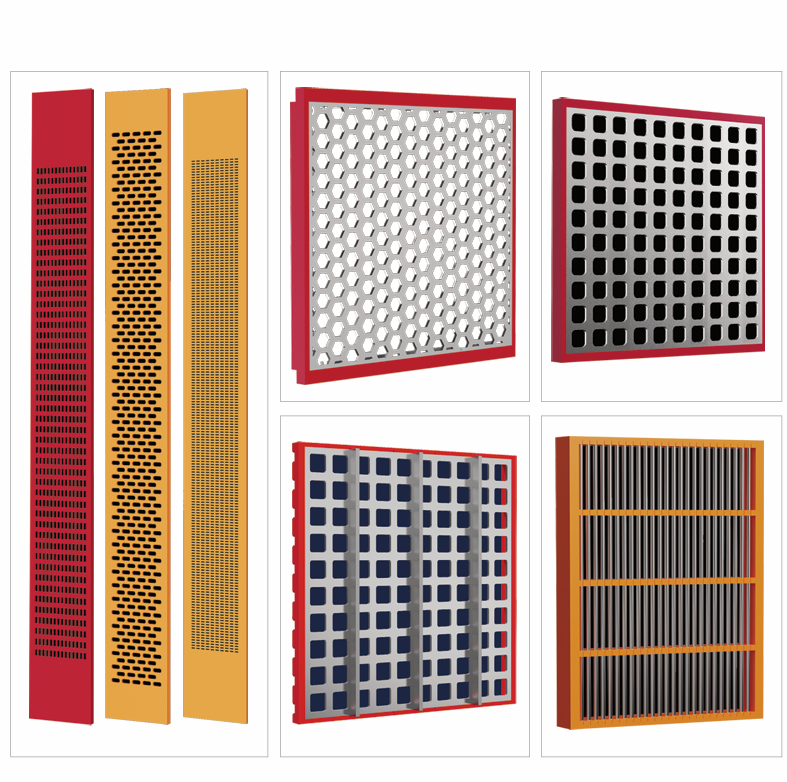 Continuous screen gap polyurethane screen plate