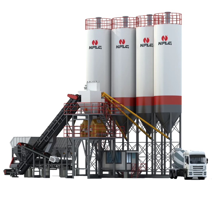  HZS Modular Concrete Mixing Plant