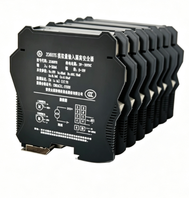 Analog input isolation safety barrier