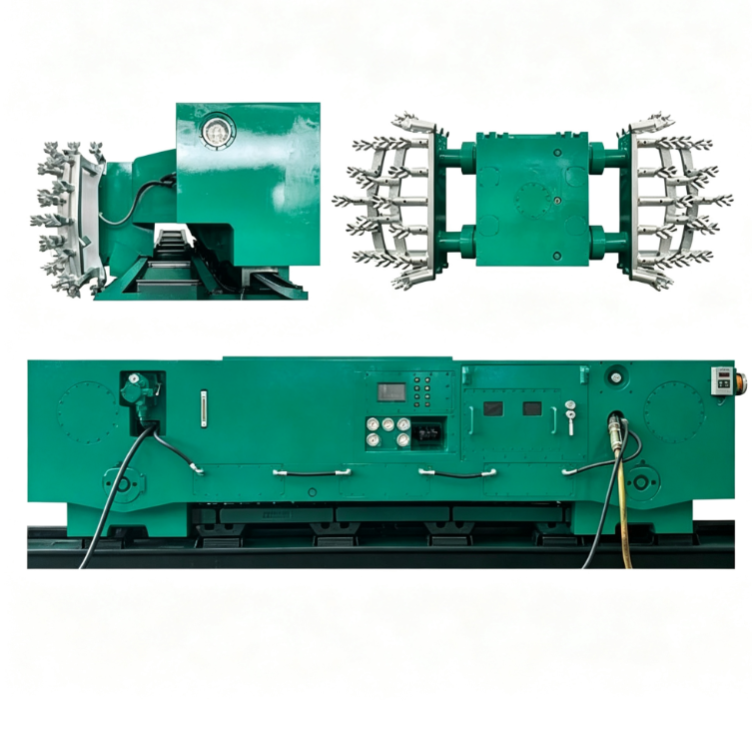  Intelligent reciprocating sawing lump coal machine