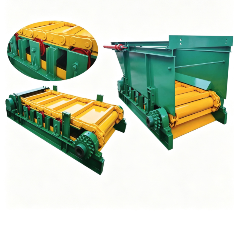 Chain plate feeder