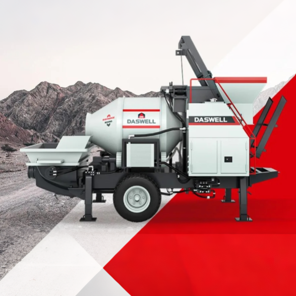 DASWELL DMP50 Concrete Mixer Pump for Ghana