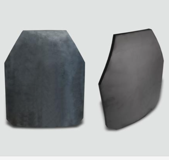 Bulletproof Silicon Carbide Ceramic Tiles |SIC Monolithic Armor Plate, Single-curve, Multi-curve