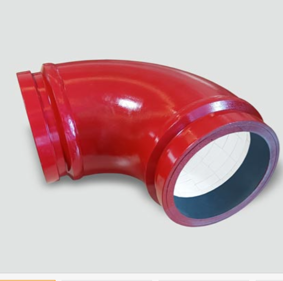 ARZ Reinforced Zirconia Ceramic Lined Pump Truck Elbow