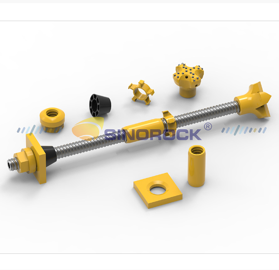 T thread self drilling hollow rock bolt