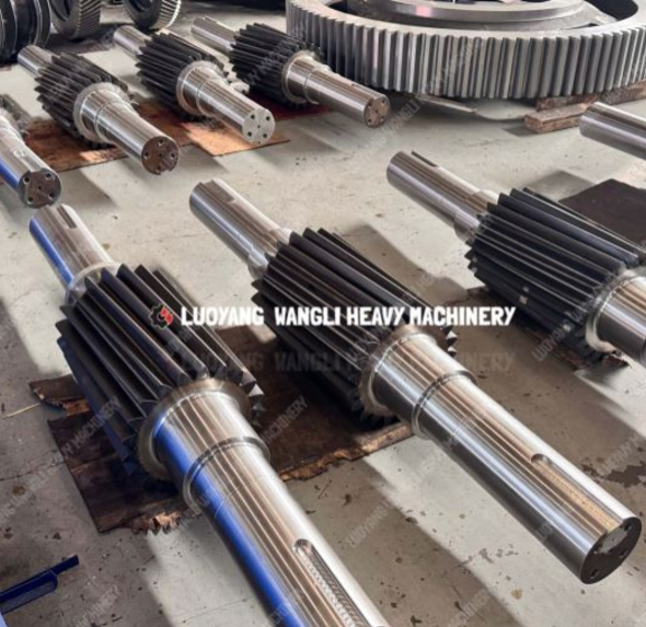 Custom Long Forging Large gear shaft
