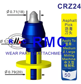 Road milling picks CRZ24