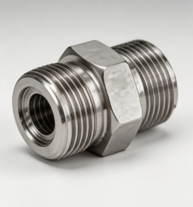 METRIC THREAD BITE TYPE TUBE ADAPTORS
