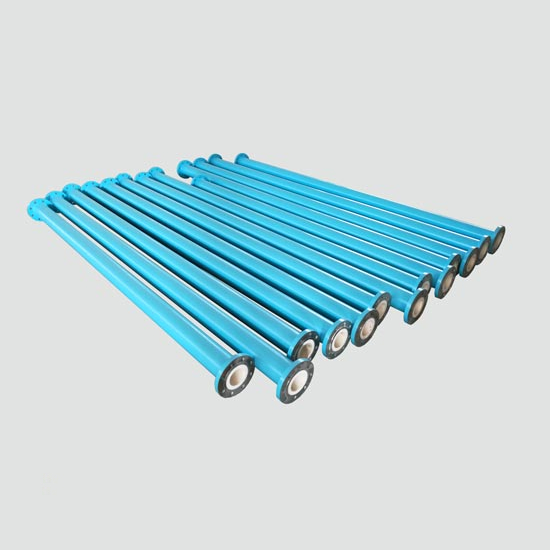 Integral formed wear-resistant ceramic steel pipe (whole shaped technology)