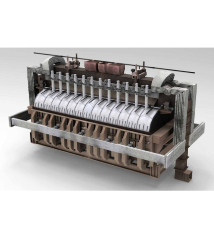 Electrolyzer for the production of pure metals