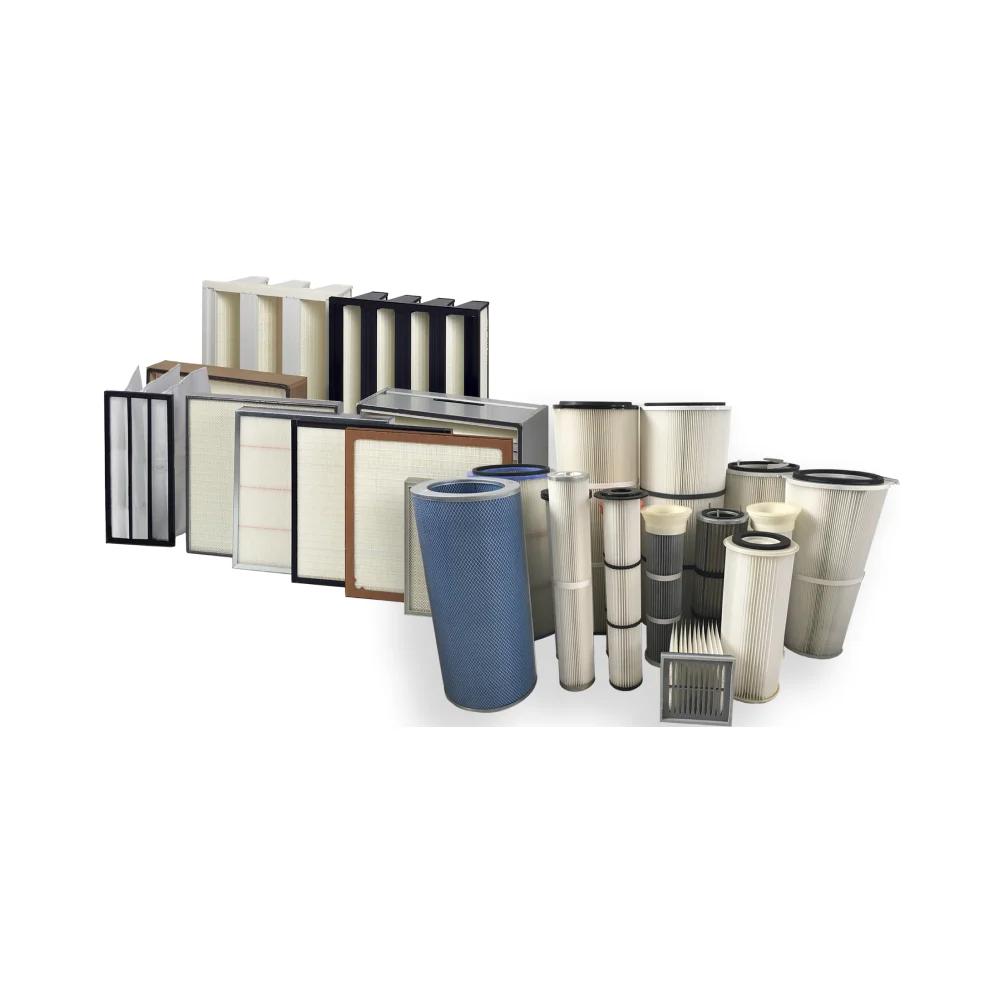Filters for dust collection and air purification of various configurations