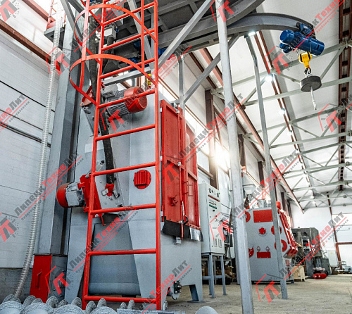 Shot blasting chamber LT4827 (with suspensions)