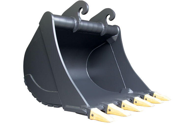 Heavy-duty bucket for excavator and loader
