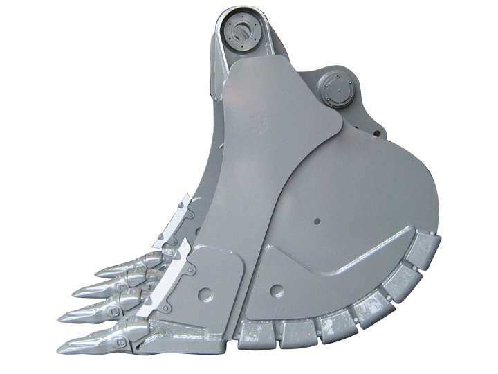 Rock bucket for excavator