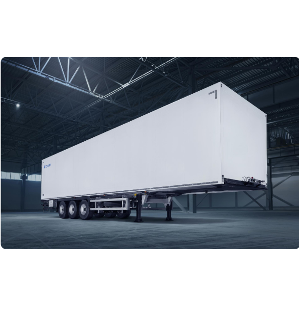 Insulated semi-trailer Tonar R3-13 (33 Euro pallets)