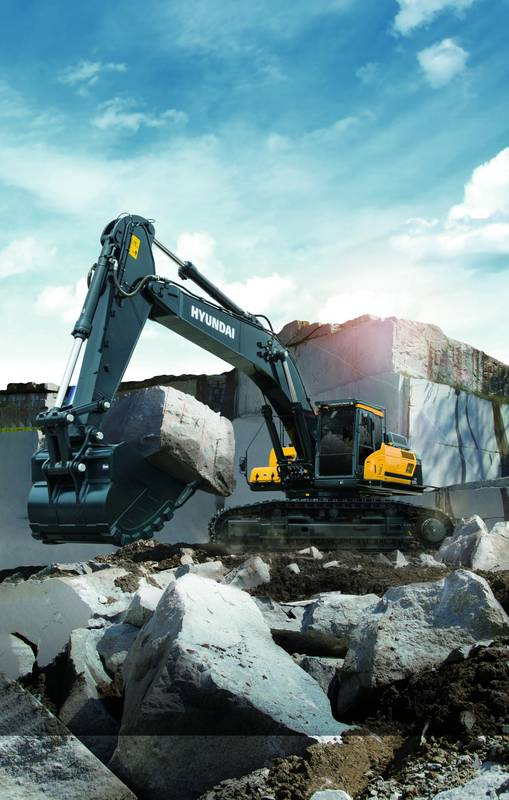 Hyundai HX520LT3 crawler excavator