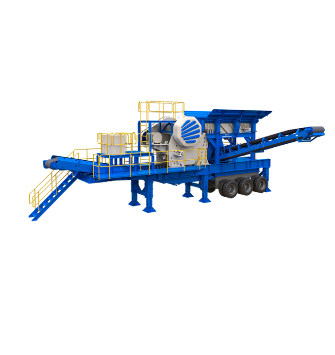 Jaw crusher on wheeled chassis PSBJ 11076