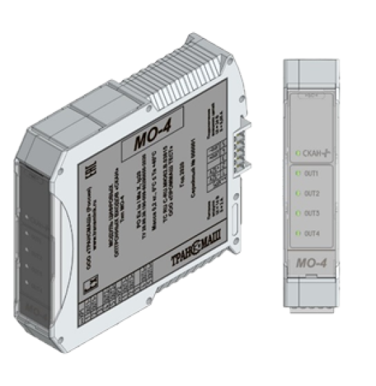 SCAN module of MO-4 digital optocoupler outputs