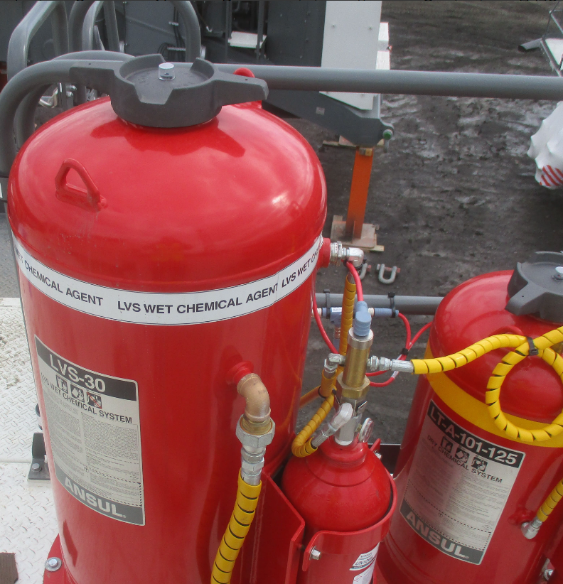 Two-component fire extinguishing system A-101/LVS