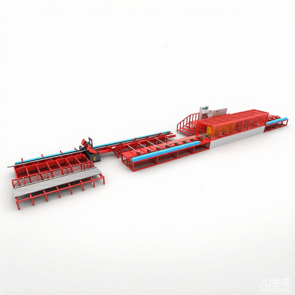  Patented automated production line for heat-treated steel grinding rods
