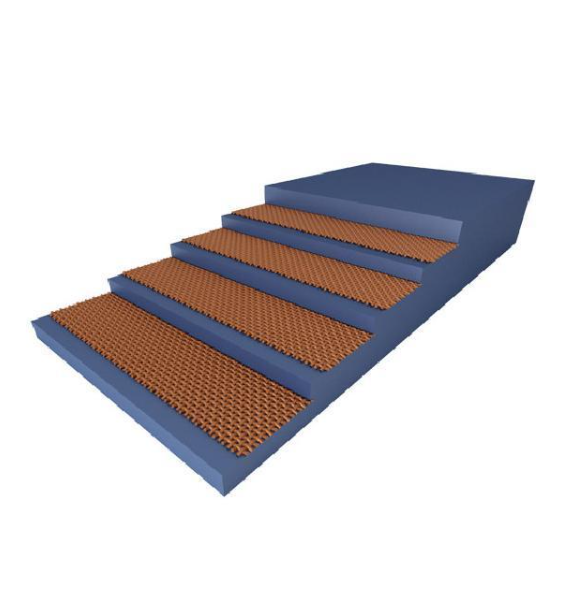 Heat- and high-temperature resistant conveyor belts
