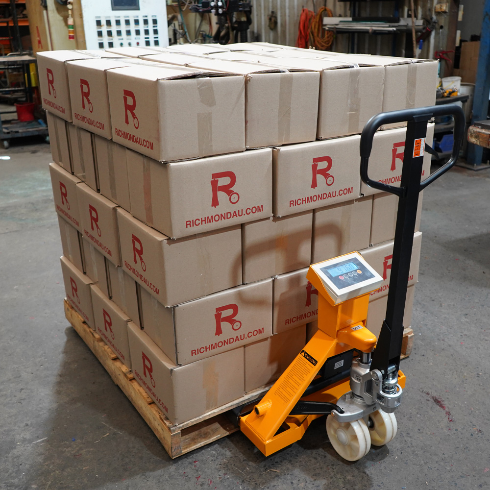 Standard 2000kg Powder Coated Pallet Jack with Scale (PJR110)