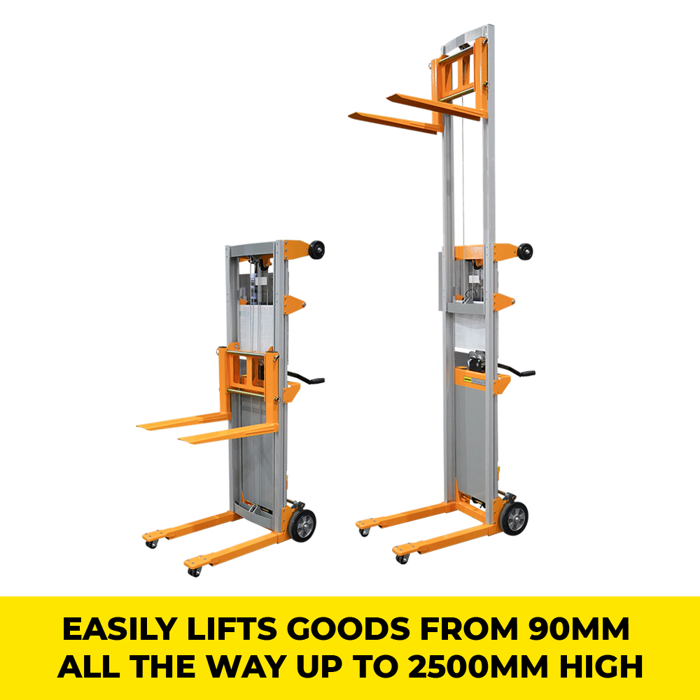 180kg Capacity Aluminium Manual Fork Stacker (FSR100)